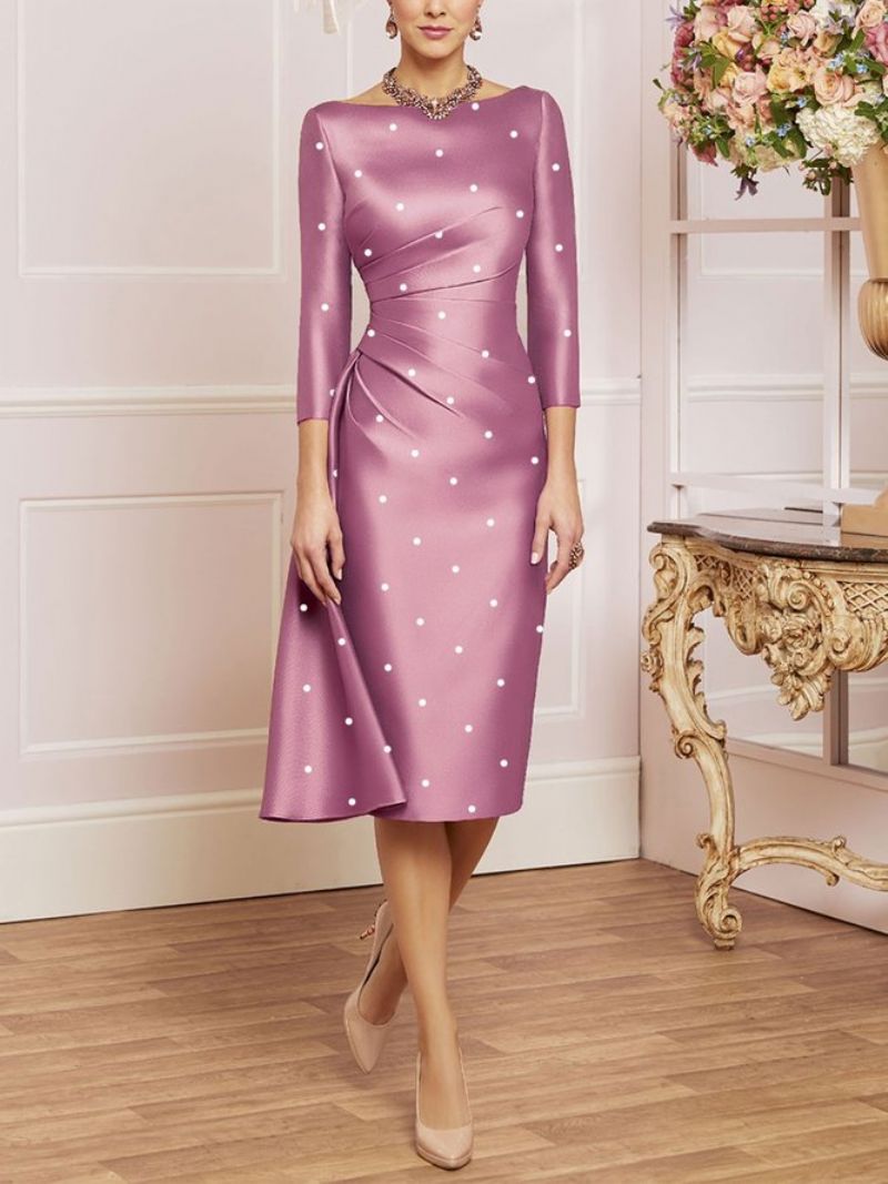 Polka Dots Tyylikäs Tiukka Midi-Mekko