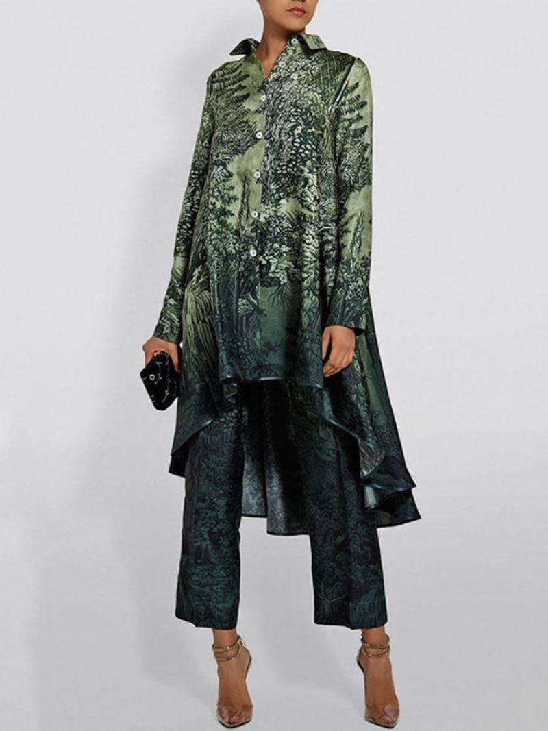 Normaali Istuvuus Urban Plants Fashion Suorat Housut