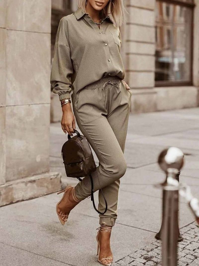 Päivittäiset Regular Fit Plaid Muotihousut